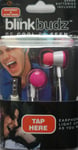 BLINK BUDZ PINK MOVEMENT ACTIVATED AND BLINK MODE EARPHONES