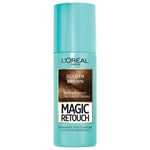 6 x L'Oreal Magic Retouch Instant Root Concealer Spray Golden Brown 75ml