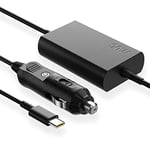 Chargeur Voiture USB-C 90W Chargeur USB-C Allume Cigare PD&QC 3.0 3.0 Charge Rapide Compatible avec MacBook Pro 16 15 14 13 Zoll 2021 2020 2019 2018, New MacBook Air, iPad Pro, Lenovo Yoga Thinkpad