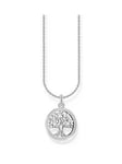 Thomas Sabo Tree Of Love Pendant: Deep Connections,Silver, Adjustable Length