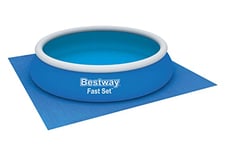 Bestway 58003 Tapis de sol pour piscine Fast Set 457 488 x 488 cm