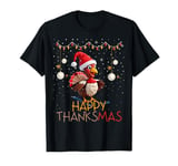 Funny Thanksgiving Marry Christmas Happy ThanksMas T-Shirt