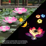 Ej.life - Lampe Solaire Fleur De Lotus, Énergie Solaire Imperméable Multicolore led Couleur Changeante Lampe De Fleur De Mousse De Lotus Extérieur