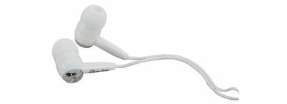 AV:Link EC9W - White In ear stereo earphones in-ear silicone earbuds 3.5mm Jack