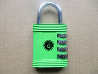 4 Digit Combination Padlock Heavy Duty Outdoor Lock Gym Travel Luggage Locker