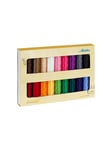 Amann/Mettler Embroidery thread set in basic colors of 18 rl.