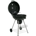 Bbq-toro - Bouilloire grill 'Birch' 57 cm surface du grill ø 55 cm bouilloire grill barbecue charbon de bois, barbecue avec couvercle et thermomètre,