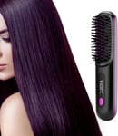 Digilams Cordless Hair Straightener Brush | Hot Brush, Hair Straighteners for W