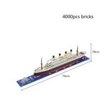 Titanic 3D Plastic Model Ship Building Blocks for Adults Micro Mini Bricks Toys