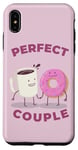 iPhone XS Max FUNNY COUPLE THE PERFECT COUPLE COFFEE AND DONUTS PERFECT Case