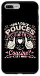 Coque pour iPhone 7 Plus/8 Plus Une Super Cousine Idee Cadeau Femme Anniversaire Cousine