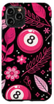 iPhone 11 Pro Retro Pink Lucky Disco 8 Ball For Women Case