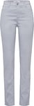 BRAX Women's Style Mary Smart Cotton Trouser, Grey Melange, 34W / 32L