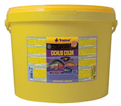 TROPICAL Cichlid Color Flakes 11L / 2kg - Nourriture pour cichlides, Riche en proteines et rehaussant la Couleur, Flocons