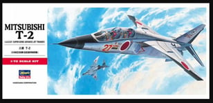 MITSUBISHI T-2 SUPER-SONIC JET TRAINER (JAPANESE AF MKGS) #00334 1/72 HASEGAWA