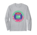 8-Bit Enthusiast Pixel Video Game Retro Arcade Machine Gamer Long Sleeve T-Shirt