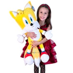 Miles Tails Prower Peluche 80 CM Géant Personnage Sonic Plush Big Size XL