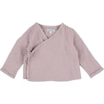 Blouses Vertbaudet   Blouse cache coeur gaze de coton rose, doré