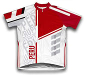 Cycling Factory - Country Jerseys - Love Your Country! Cycling Jerseys & Sets Collection - Team Peru Red Men's Cycling Jersey - Short Sleeve Jersey - 4XL