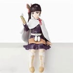 Demon Slayer Anime Figur Kamado Tanjirou Nezuko PVC Actionfigurer Samlarmodell Kimetsu No Yaiba Figur Barnleksaker