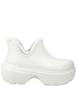 Crocs Stomp Shorty Boot - White, White, Size 5, Women