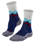 Falke Femme Tk2 Explore Crest W So Laine Épaisses Anti-ampoule 1 Paire Chaussettes De Randonnée, Bleu (Dark Night 6177), 39-40 EU