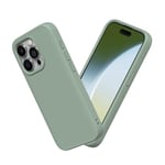 RhinoShield Coque Compatible avec [iPhone 15 Pro Max] | SolidSuit - Coque Fine avec Technologie d'absorption des Chocs et Finition Premium Mate - Vert Sauge