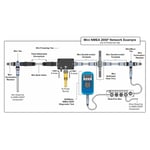 For NMEA 2000 T To Male Backbone Cable 4 Ports Tee Connector Terminator Set For