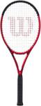 Wilson Clash 100UL v2.0 Tennis Racket, Carbon Fibre, Head-Light (grip-heavy) ba