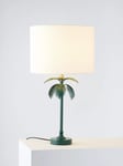 John Lewis + Matthew Williamson Palm Metal/Marble Lamp Base, Green, H43.5cm