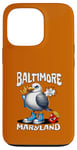 Coque pour iPhone 13 Pro Baltimore Maryland Seagull French Fries Souvenir drôle