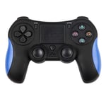 PS4 wireless game controller PS4 Bluetooth controller PS4 continuous shooting function controller, suitable for a variety of gaming platforms,black blue