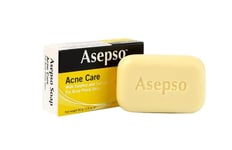 Asepso Sulphur Plus Salicylic Acid Bar Soap 2.8 Oz - Acne Prone Skin Treatment