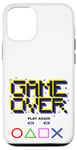 Coque pour iPhone 12/12 Pro Game Over Vintage Retro Jeux Vidéo Gaming