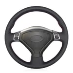 JIERS Steering wheel cover for Subaru Forester 2005-2007 Outback 2005-2007 Legacy 2005-2007, Hand stitched Car Steering Wheel Cover