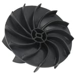 ^Vac Impeller Fan Black ABS Leaf Blower Vacuum Parts 125 0494 For Electric