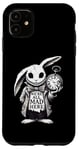 iPhone 11 Alice in Wonderland - We're All Mad Here Rabbit Hatter Quote Case