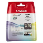 Canon Canon PG-510 CL 511 Blækpatron Multipack BK + CMY 2970B010