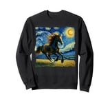 Hanoverian Starry Night Hanoverian Horse Sweatshirt