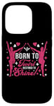 Coque pour iPhone 14 Pro Born to Twirl, Destined to Shine ! Baton Twirling Art