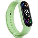 Ranneke Mi Band -rannekorulle 7 6 5 4 3 Rannekoru Xiaomi Mi Band 5 4 Hihna silikoni Sport Rannekello Ranneke 7 6 3 Vaihtoranneke