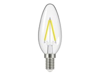 Energizer LED SES (E14) Candle Filament Non-Dimmable Bulb, Warm White 470 lm 4W