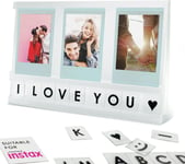 Ca E Instax Pour Accessoires De Film Instax Mini, Ca E En Acrylique Pour Bureau, Affichage D'Image Instax Avec Mes Personnalisé, Compatible Avec Instax Mini, Instax Square Et Wide