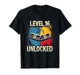 Level 16 UNLOCKED Retro Gaming Vintage Level 16 T-Shirt