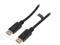 Cable DisplayPort 1.4 male des deux cotes 2m - Noir