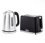 GEEPAS 1.7L Illuminating Electric Kettle & 2 Slice Bread Toaster Combo Set