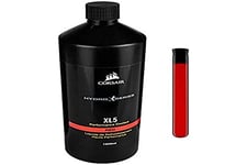 Corsair Hydro X Series, XL5 Liquide de Refroidissement Performance, 1L (Couleur translucide éclatante, Durable Liquide de Refroidissement, Inhibiteurs de Corrosion et de Bactéries) Rouge