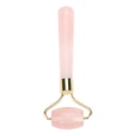 Natural Rose Quartz Slimming Face Beauty Massage Roller Skincare Relax Tool