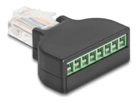 Delock Rj45-Plugg Til Rekkeklemme Med Skrutrekker Cat.5E