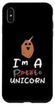 Coque pour iPhone XS Max Funny Potato I'm A Potato Unicorn Funny Patate Unicorn Memes